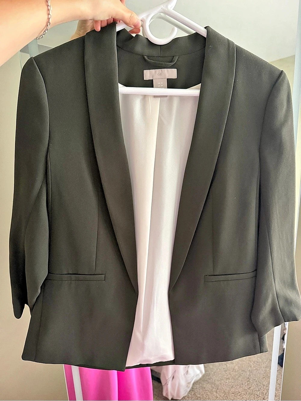 H&M Dark Green Blazer Size XS